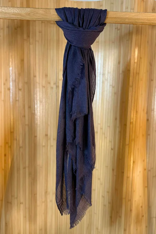 Classic Portobello Scarf Aubergine